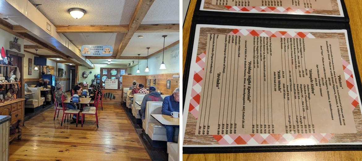 Farmers Barbeque & Grill Menu